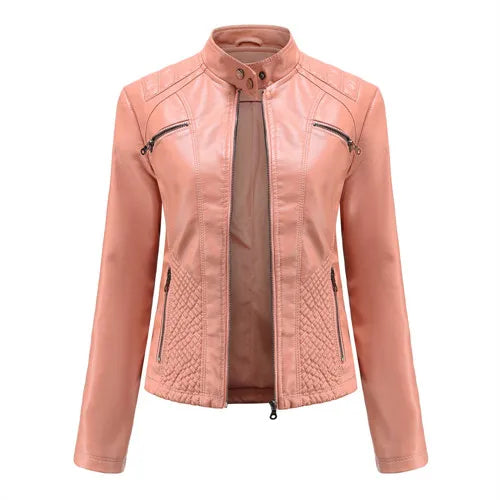 Jaqueta Feminina em Couro - Premium Jacket